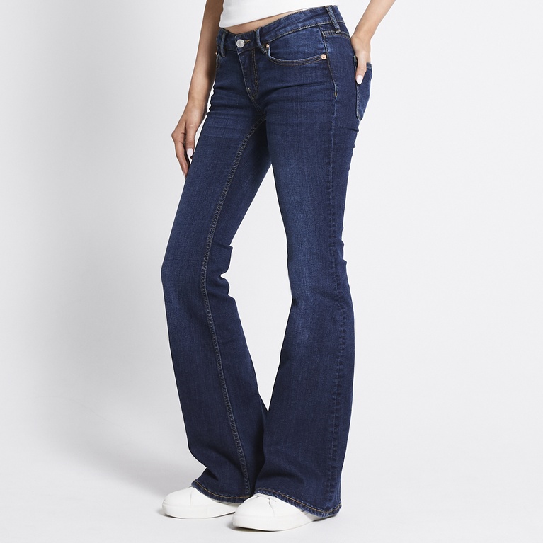 Low waist flare jeans "Bell" Dark used